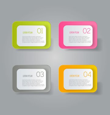 Sunum, eğitim, web tasarımı, afişler, broşürler, el ilanları için iş bilgi grafikleri sekmesi şablonu