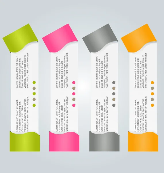 Sunum, eğitim, web tasarımı, afişler, broşürler, el ilanları için iş bilgi grafikleri sekmesi şablonu