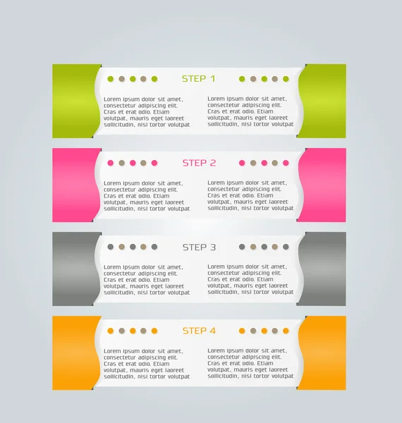 Sunum, eğitim, web tasarımı, afişler, broşürler, el ilanları için iş bilgi grafikleri sekmesi şablonu