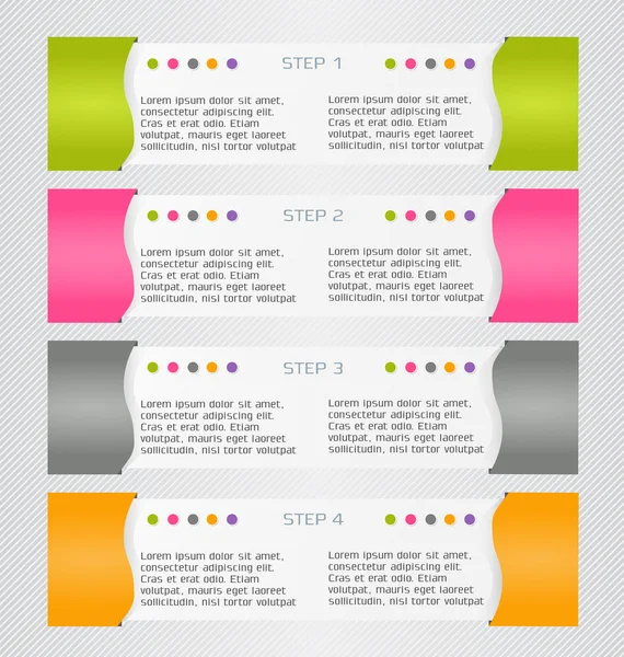 Sunum, eğitim, web tasarımı, afişler, broşürler, el ilanları için iş bilgi grafikleri sekmesi şablonu