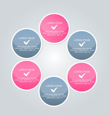 Business, presentation infographics template