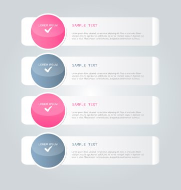Business, presentation infographics template