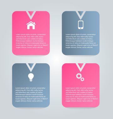 Business, presentation infographics template