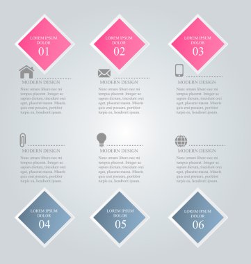Business, presentation infographics template