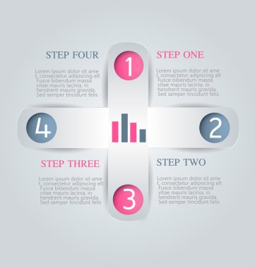 Business infographics, presentation template