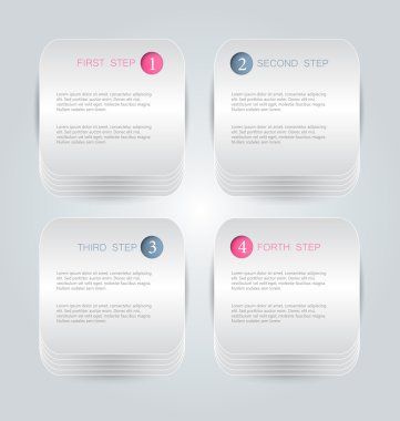 Business infographics, presentation template