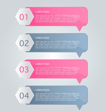 Business infographics, presentation template