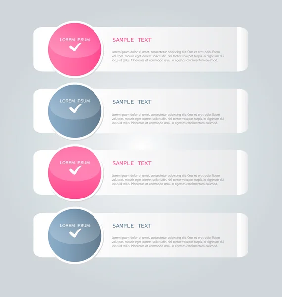 Business, presentation infographics template — 图库矢量图片