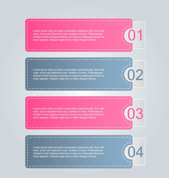 Business, presentation infographics template — ストックベクタ