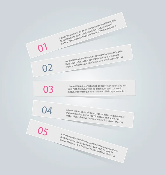 Business, presentation infographics template — ストックベクタ