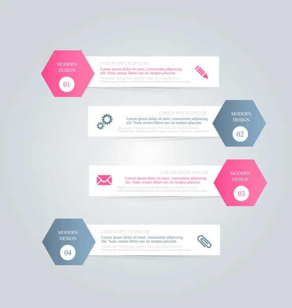 Business, presentation infographics template — 图库矢量图片