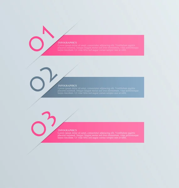 Business, presentation infographics template — ストックベクタ