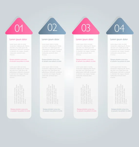 Business infographics, presentation template — Stok Vektör