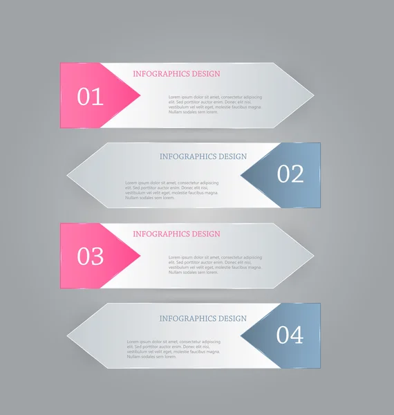 Infográficos de negócios, modelo de apresentação — Vetor de Stock