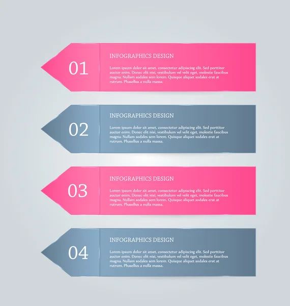 Business infographics, presentation template — Stockový vektor