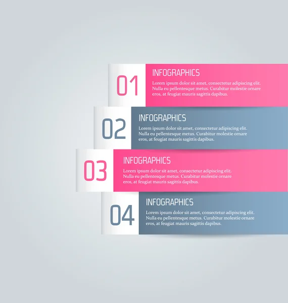 Business infographics, presentation template — Stockový vektor