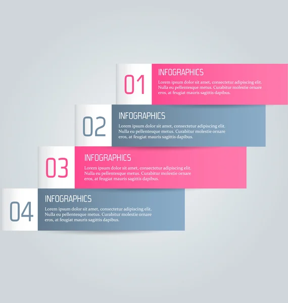 Business infographics, presentation template — Stockový vektor