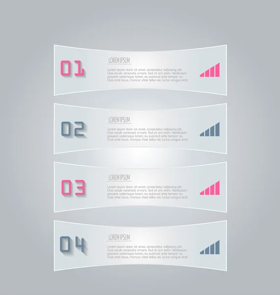 Business infographics, presentation template — Stock vektor