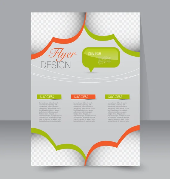 Business Flyer, brochure, poster template — Stockvector