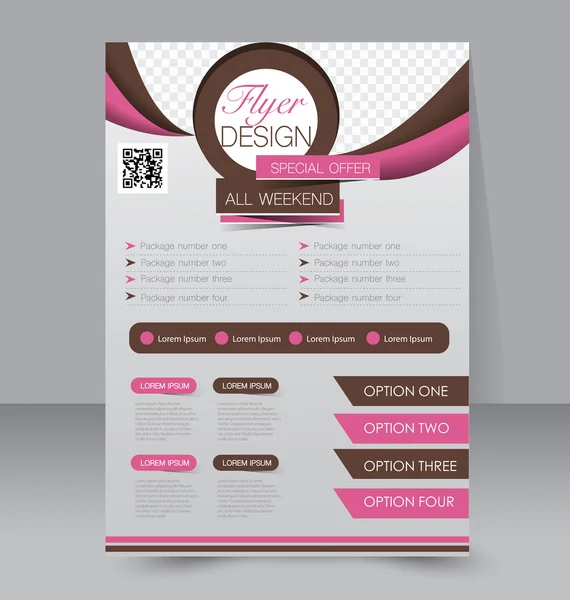 Business Flyer, brochure, poster template — Wektor stockowy