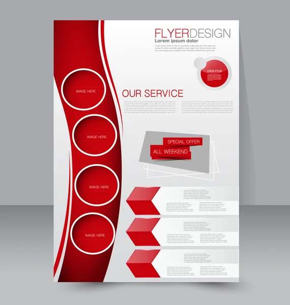 Business Flyer, brochure, poster template — Stockvector