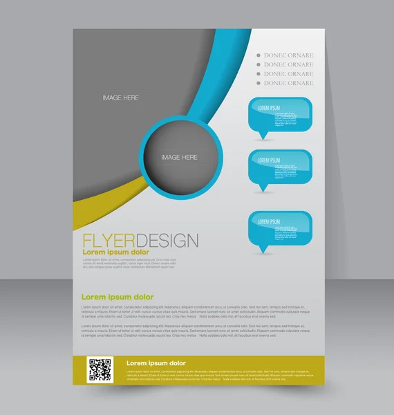 Business Flyer, brochure, poster template — 스톡 벡터