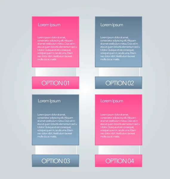 Business infographics, presentation template — ストックベクタ