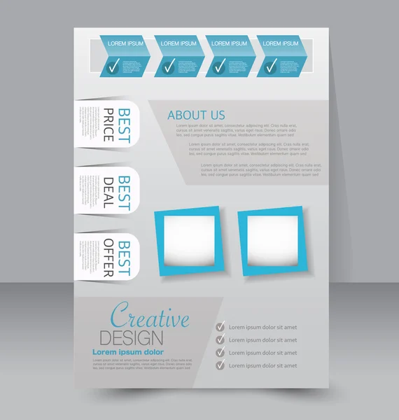 Business Flyer, brochure, poster template — Wektor stockowy