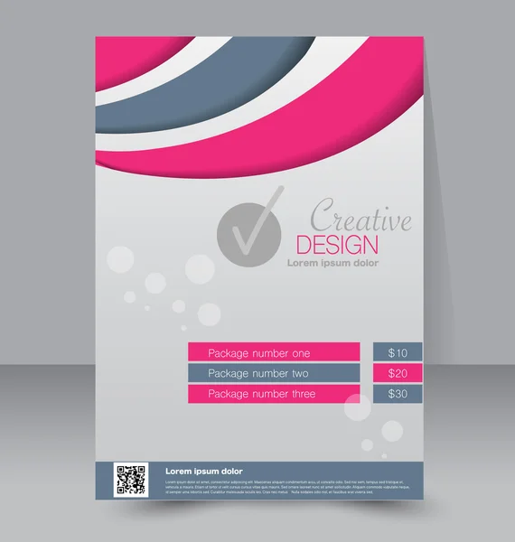 Business Flyer, brochure, poster template — 스톡 벡터