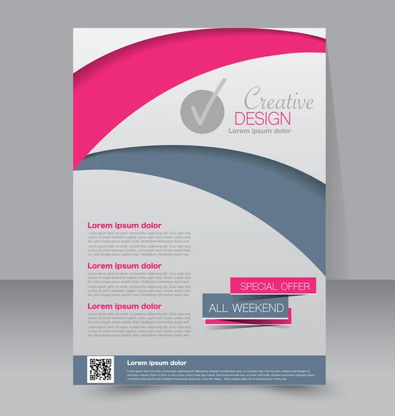 Business Flyer, brochure, poster template — Vettoriale Stock