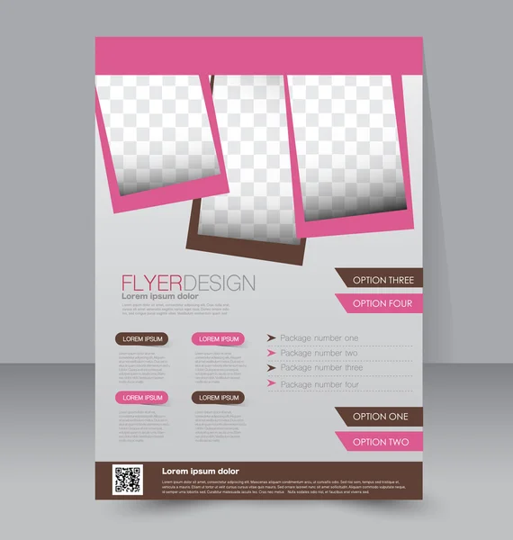 Business Flyer, brochure, poster template — Stockový vektor