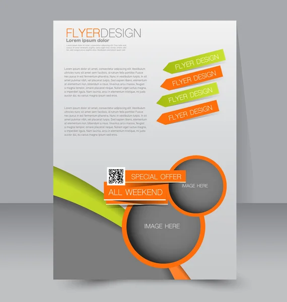 Business Flyer, brochure, poster template — Stock vektor