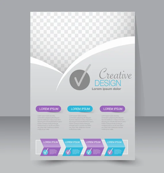 Business Flyer, brochure, poster template — Stok Vektör