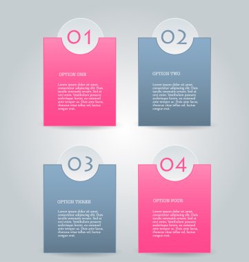 iş infographics şablonu