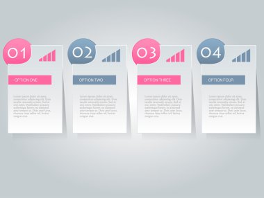 iş infographics şablonu