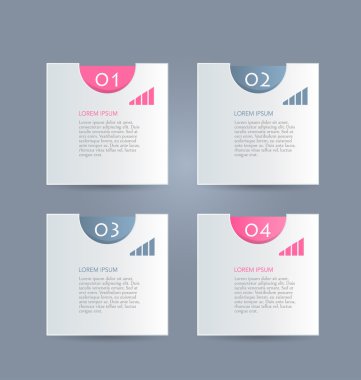 iş infographics şablonu