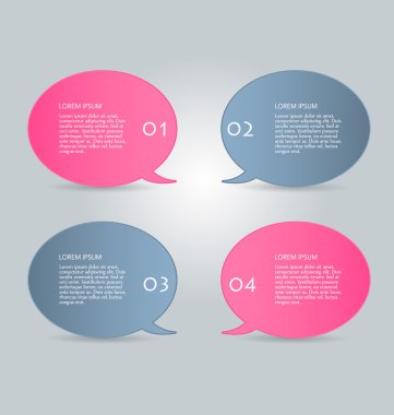 iş infographics şablonu