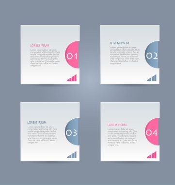 iş infographics şablonu