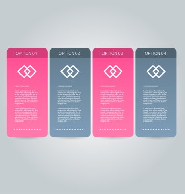 iş infographics şablonu