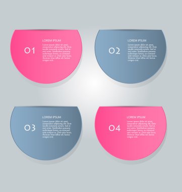 iş infographics şablonu