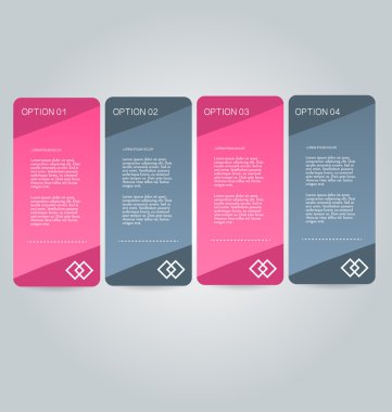 iş infographics şablonu