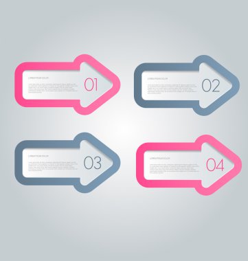 iş infographics şablonu