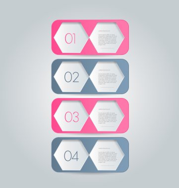 iş infographics şablonu