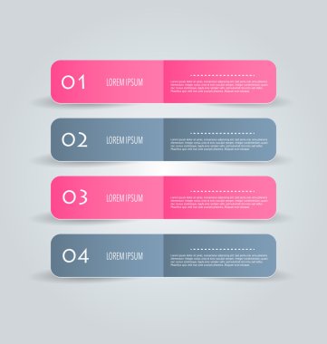 iş infographics şablonu