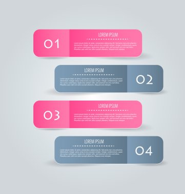 iş infographics şablonu