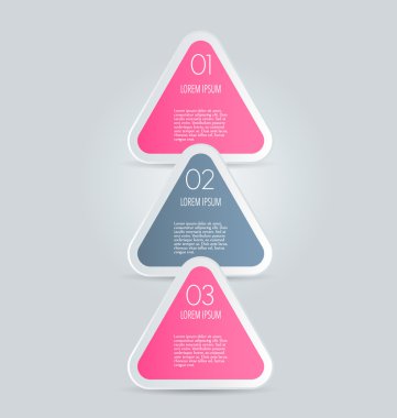 iş infographics şablonu