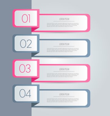 iş infographics şablonu