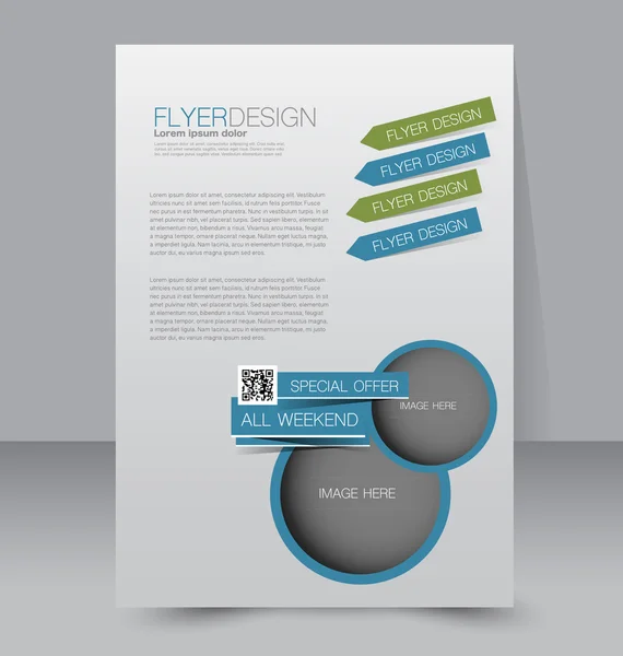 Business Flyer, brochure, poster template — Διανυσματικό Αρχείο