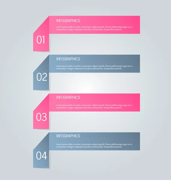 Business, education infographics template — ストックベクタ