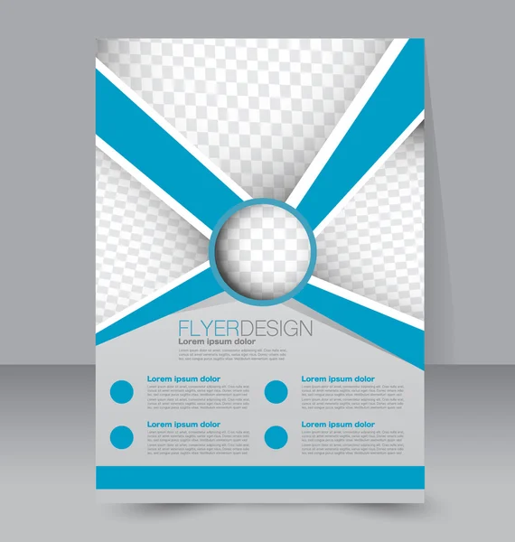 Flyer, business brochure template — 스톡 벡터